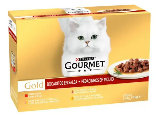 Purina Gourmet Gold Bocaditos En Salsa Pack Surtido