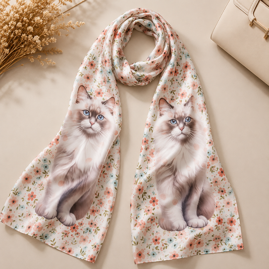 Foulard de Seda “Mirada Felina”