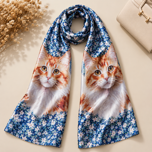 Foulard de Seda “Mirada Felina”