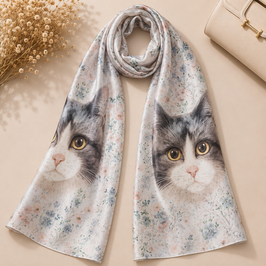 Foulard de Seda “Mirada Felina”