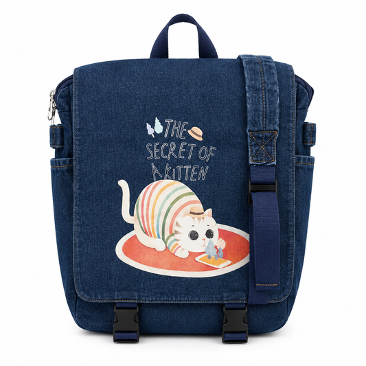 Mochila Vaquera gato "The Secret of Kitten"