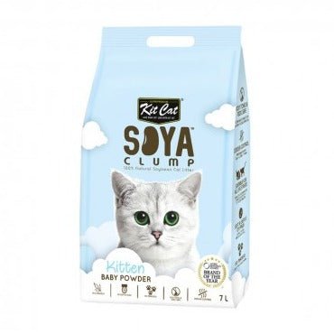 KIT CAT ARENA ECO SOYACLUMP - BABY POWDER 7L